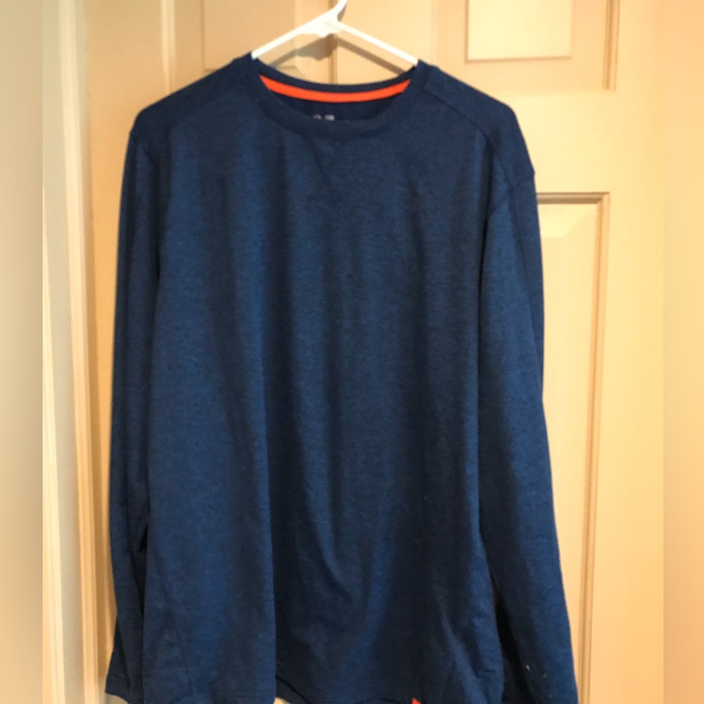Men's Blue Long Sleeve Shirt